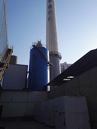 復合肥車間布袋除塵器工藝流程圖